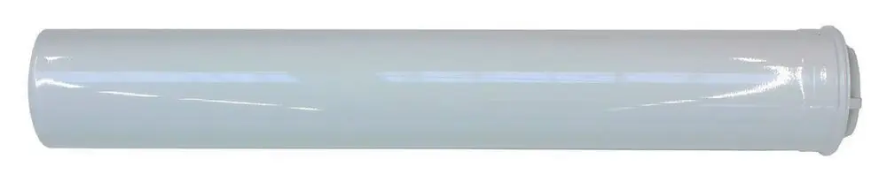 Weißes, zylindrisches Bauteil von Vaillant, das als Verlängerung genutzt werden kann. Gezeigt wird die glatte Oberfläche ohne erkennbare Maßangaben.